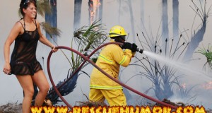Funny fire photo