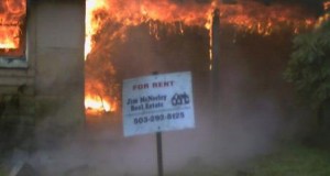 Funny fire photo