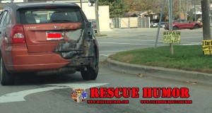 Funny car fire photo