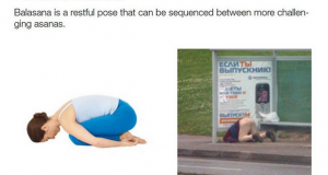 drinking yoga