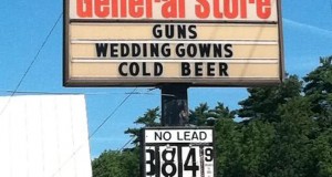 They sell guns and beer