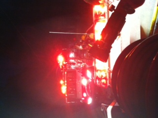 Fire scene