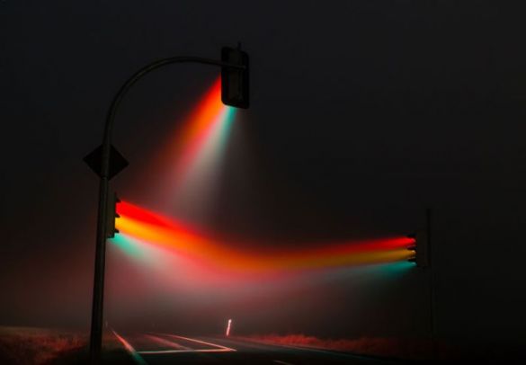 Stop lights in fog