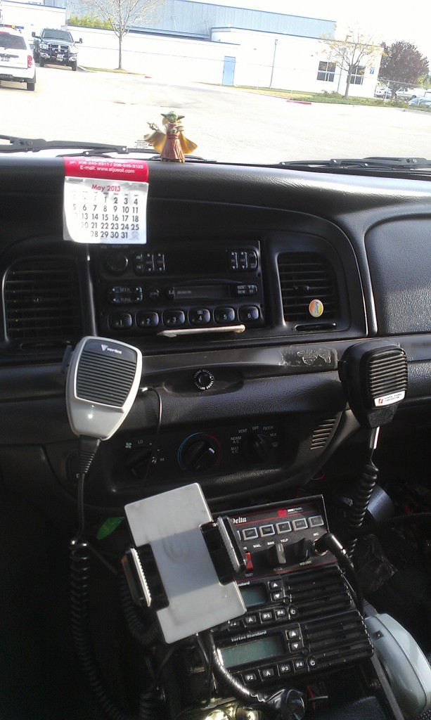 Squad car dash