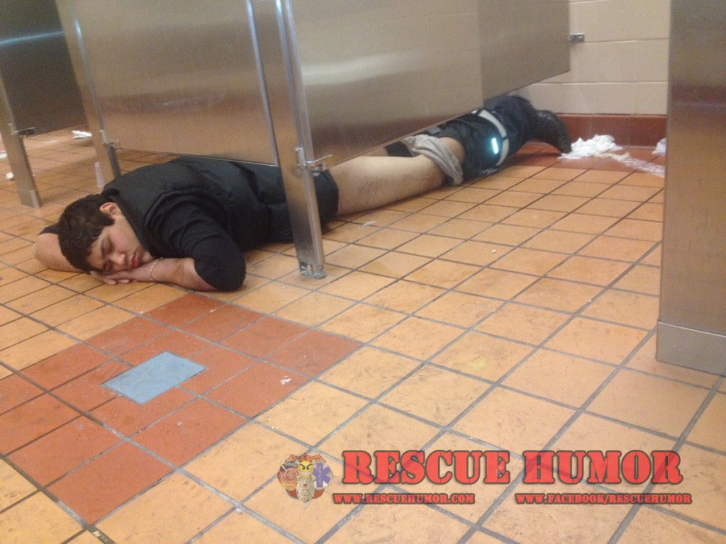 Funny passed out