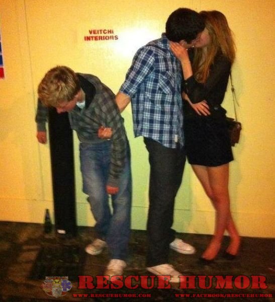 Funny passed out
