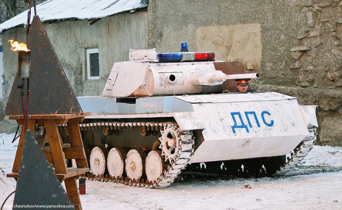 Someone took Police Militarization to a new level