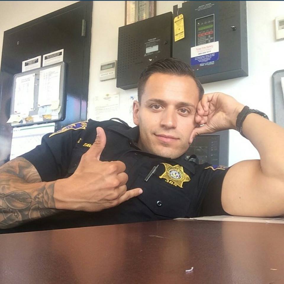Fit police officer