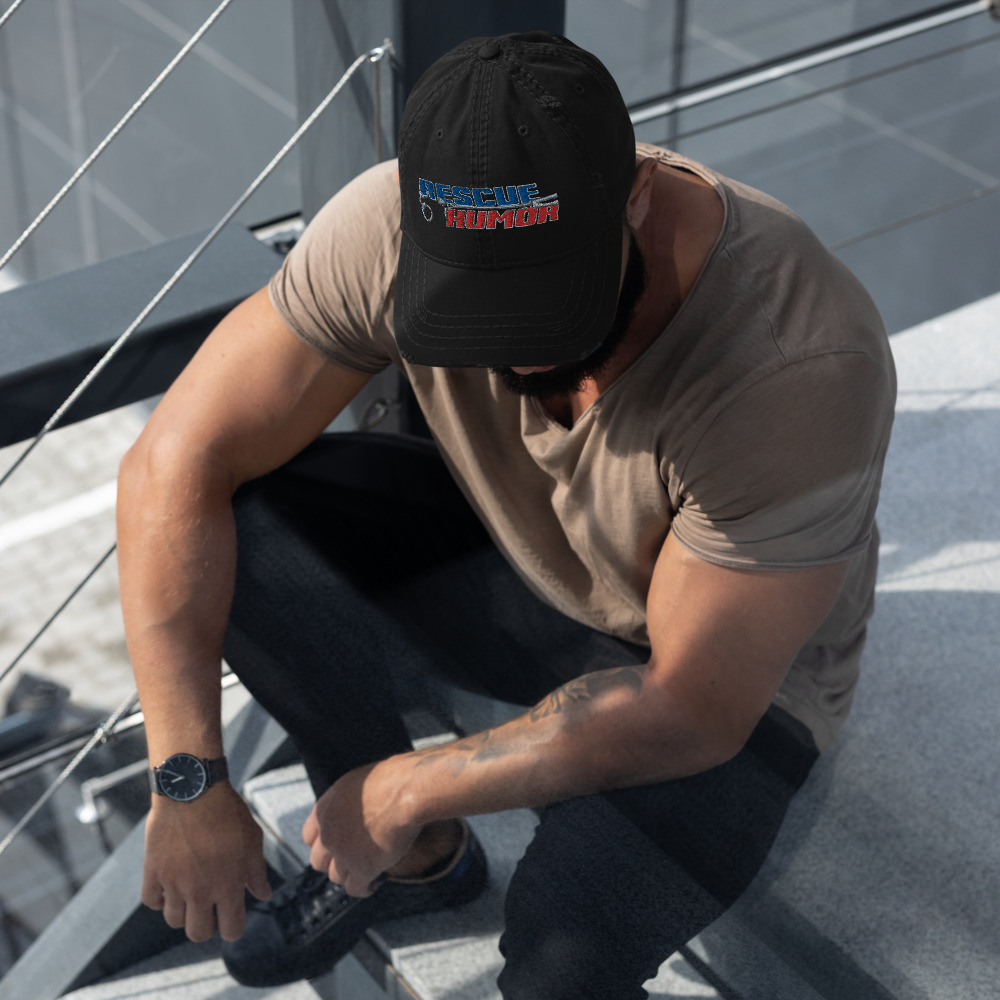 RescueHumor Distressed Hat