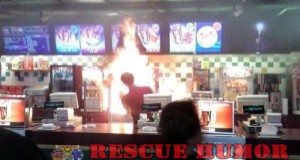 Funny fire photo