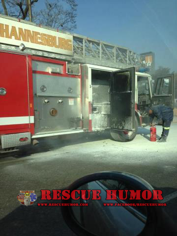 Funny fire engine