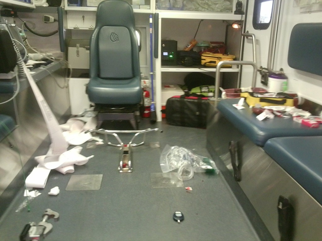 messy ambulance