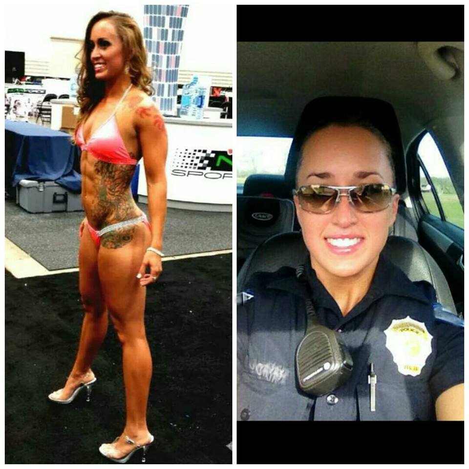 Fit Female cop