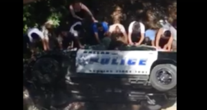 Dallas police squad car
